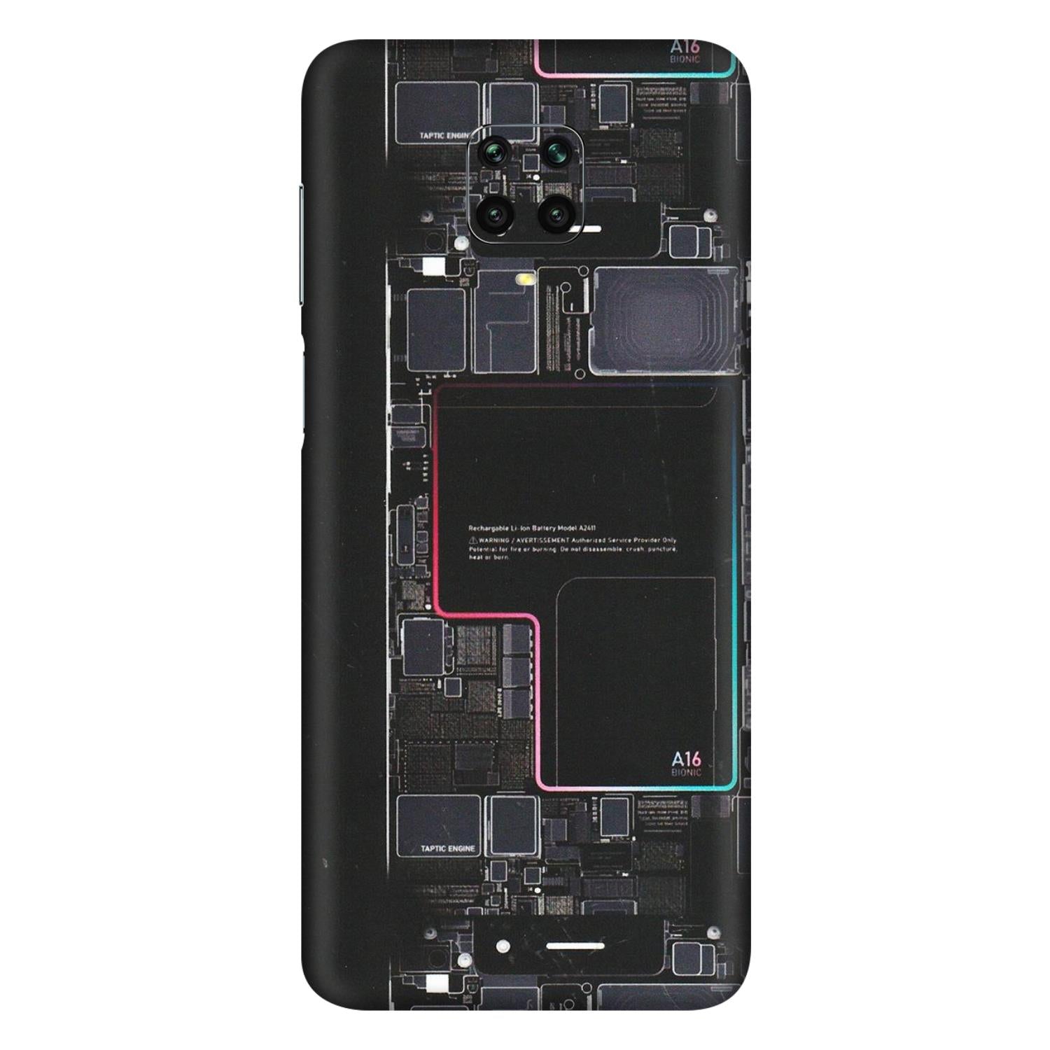 Xiaomi Redmi Phone Skins (All Models) - Motherboard Circuit Layout - Matte Finish (M-117) Redmi Note 9 Pro Max