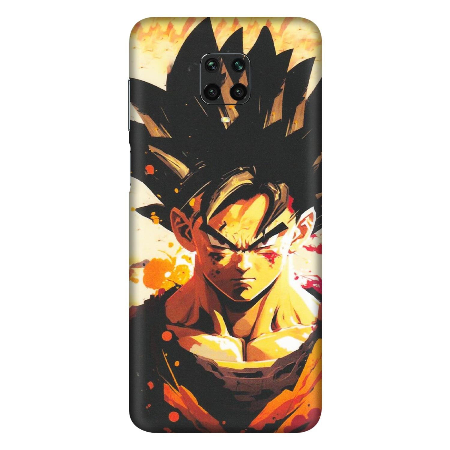 Xiaomi Redmi Phone Skins (All Models) - Angry Goku - Matte Finish (M-12) Redmi Note 9 Pro Max