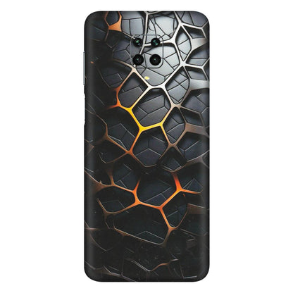 Xiaomi Redmi Phone Skins (All Models) - New Abstract Graphite Tiles - Matte Finish (M-130) Redmi Note 9 Pro Max