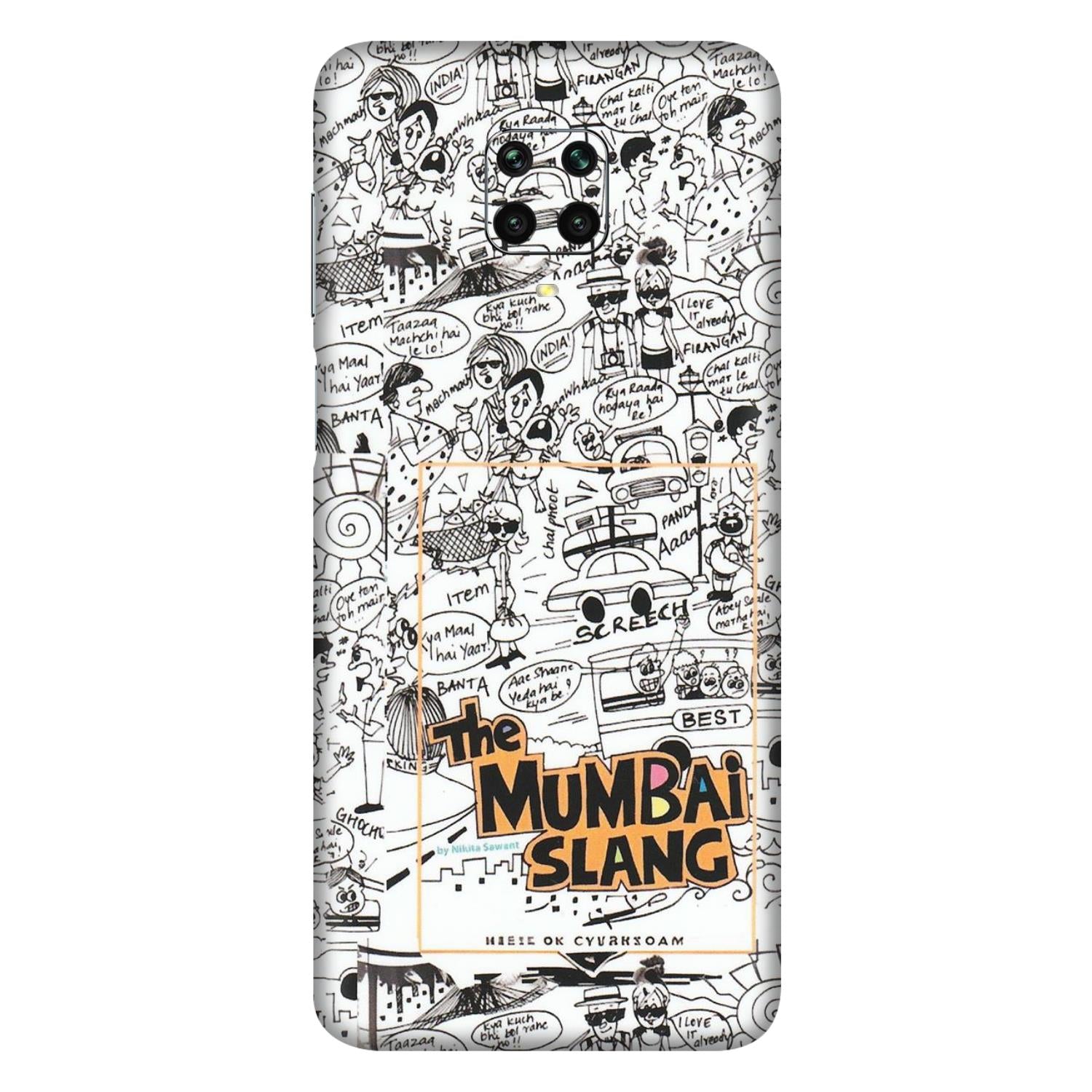Xiaomi Redmi Phone Skins (All Models) - The Mumbai Slang - Matte Finish (M-142) Redmi Note 9 Pro Max