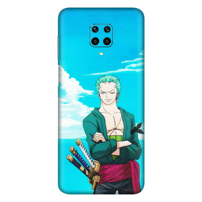 Xiaomi Redmi Phone Skins (All Models) - Cool Swordman Zoro Anime - Matte Finish (M-143) Redmi Note 9 Pro Max