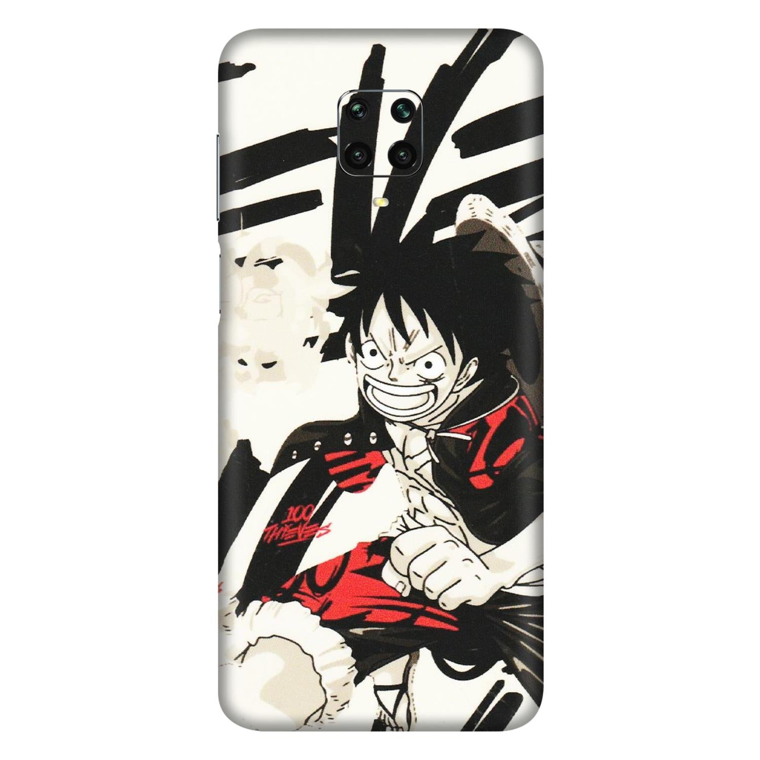 Xiaomi Redmi Phone Skins (All Models) - Monkey D.Luffy Manga Anime - Matte Finish (M-145) Redmi Note 9 Pro Max