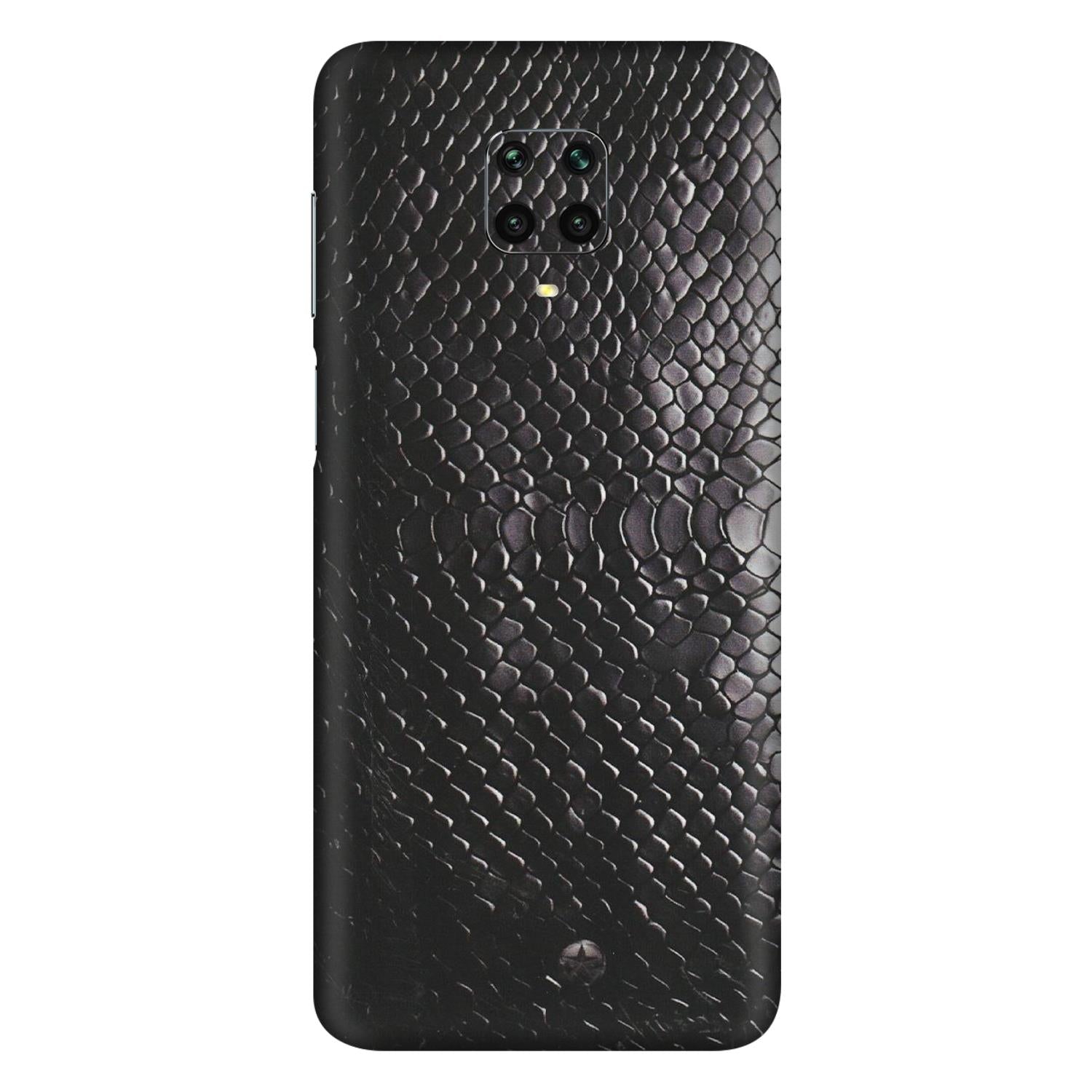 Xiaomi Redmi Phone Skins (All Models) - Black Snack Leather - Matte Finish (M-147) Redmi Note 9 Pro Max