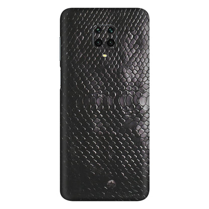 Xiaomi Redmi Phone Skins (All Models) - Black Snack Leather - Matte Finish (M-147) Redmi Note 9 Pro Max