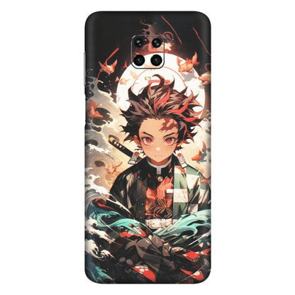 Xiaomi Redmi Phone Skins (All Models) - Tanjiro Demon Slayer Anime - Matte Finish (M-158) Redmi Note 9 Pro Max