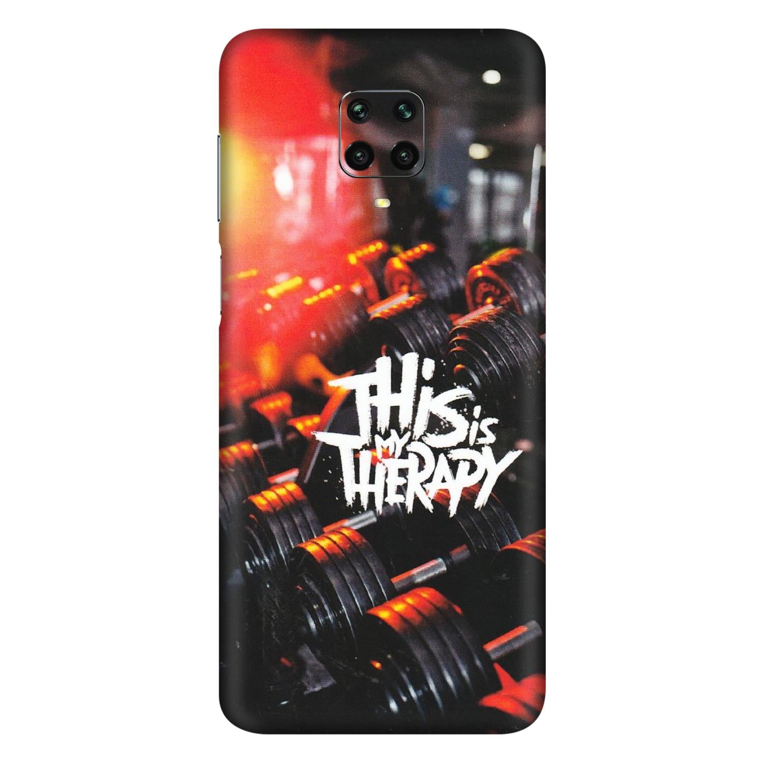 Xiaomi Redmi Phone Skins (All Models) - GYM Lover Therapy - Matte Finish (M-160) Redmi Note 9 Pro Max
