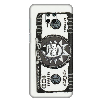 Xiaomi Redmi Phone Skins (All Models) - Rick And Morty Hundred Dollar Anime - Matte Finish (M-161) Redmi Note 9 Pro Max