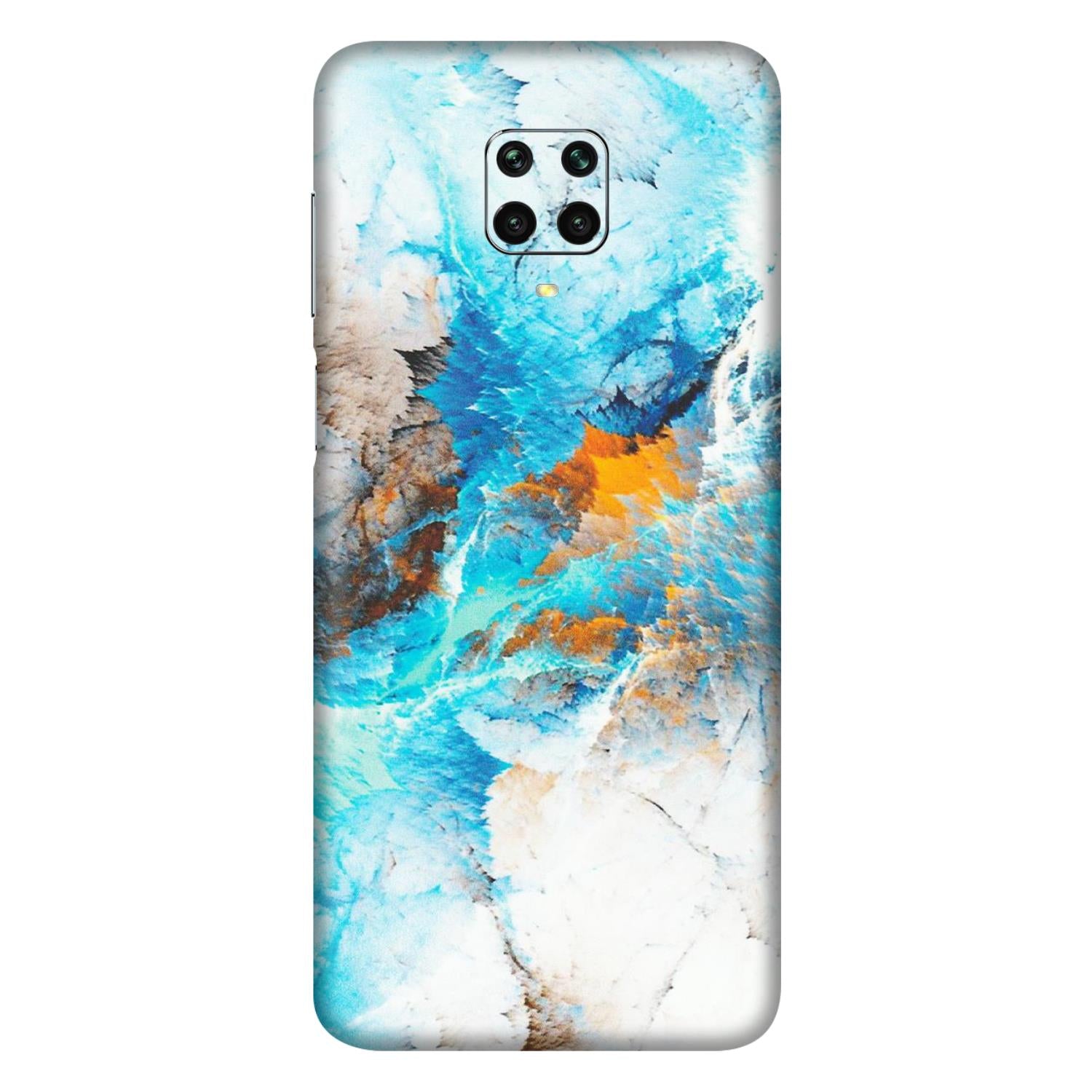Xiaomi Redmi Phone Skins (All Models) - Blue Waves Abstract - Matte Finish (M-19) Redmi Note 9 Pro Max