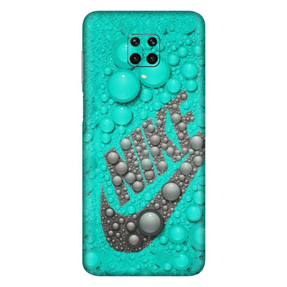 Xiaomi Redmi Phone Skins (All Models) - Shoe Brand Bubbles - Matte Finish (M-42) Redmi Note 9 Pro Max