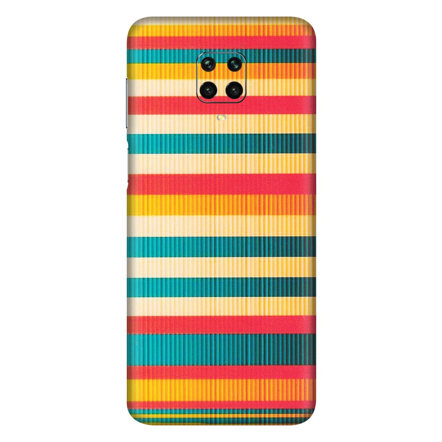Xiaomi Redmi Phone Skins (All Models) - Colourful Stripes Soothing Effect - Matte Finish (M-86) Redmi Note 9 Pro Max