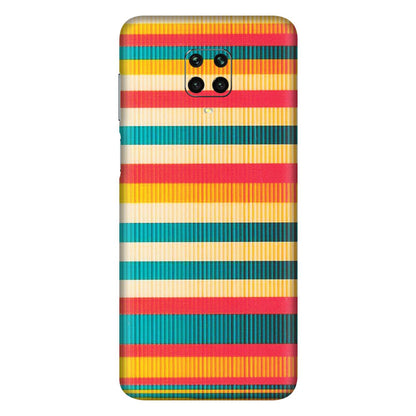 Xiaomi Redmi Phone Skins (All Models) - Colourful Stripes Soothing Effect - Matte Finish (M-86) Redmi Note 9 Pro Max
