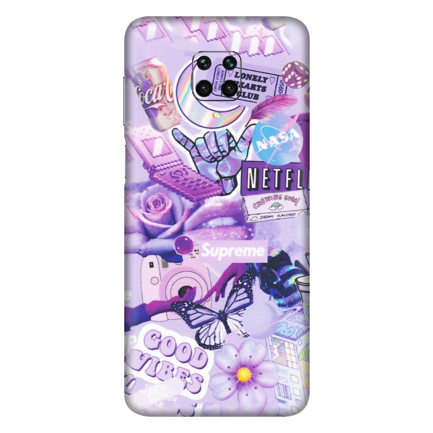 Xiaomi Redmi Phone Skins (All Models) - Supreme Purple Magic - Matte Finish (M-88) Redmi Note 9 Pro Max