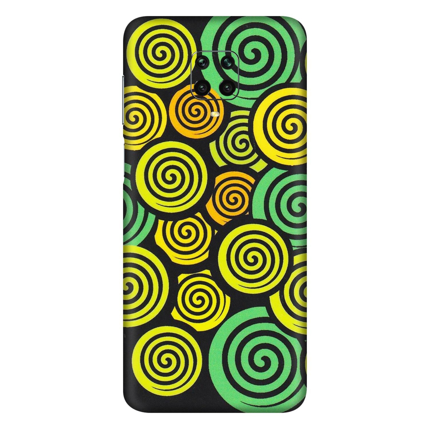 Xiaomi Redmi Phone Skins (All Models) - Crazy Spiral - Matte Finish (M-91) Redmi Note 9 Pro Max