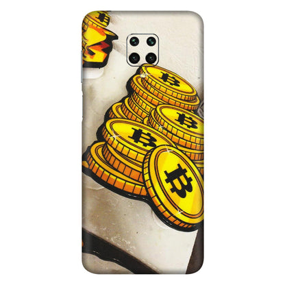 Xiaomi Redmi Phone Skins (All Models) - Billionaire Bitcoin Collection - Matte Finish (M-92) Redmi Note 9 Pro Max