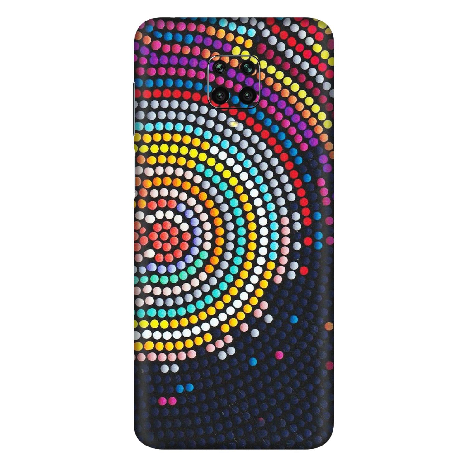 Xiaomi Redmi Phone Skins (All Models) - Rainbow Dot Mandala - Matte Finish (M-97) Redmi Note 9 Pro Max
