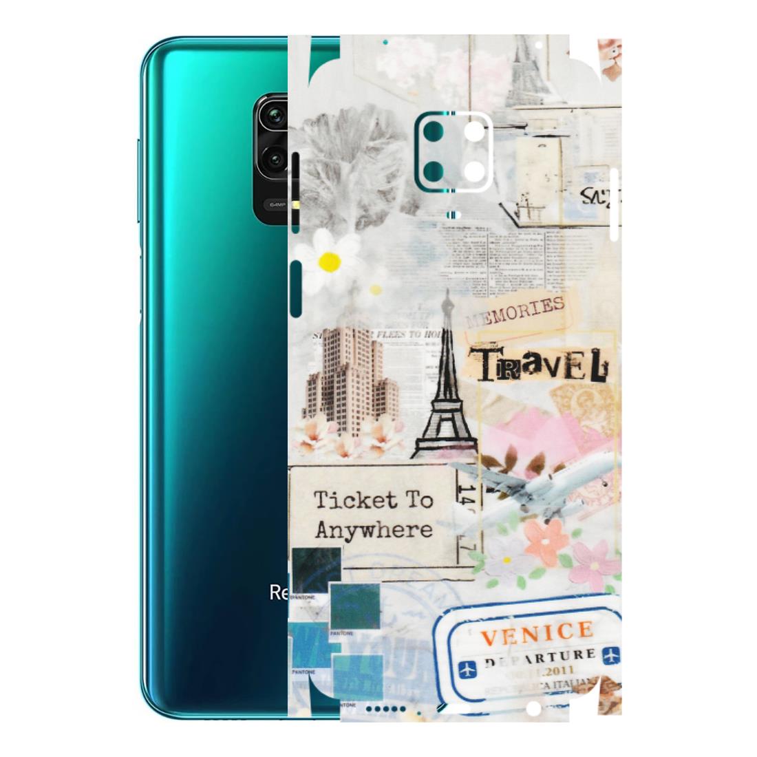 Xiaomi Redmi Phone Skins (All Models) - Travel Memories - Transparent Finish (T-09) Redmi Note 9 Pro Max
