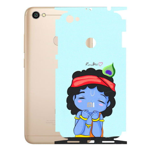 Xiaomi Redmi Phone Skins (All Models) - Radhe Radhe Cute Toon - 3D Embossed Finish (L-05) Redmi Y1