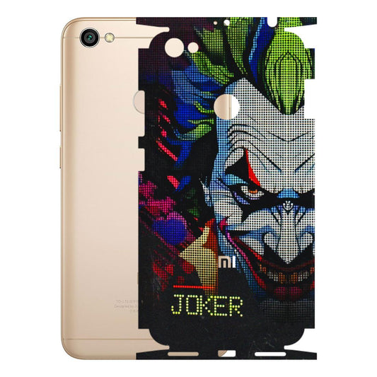 Xiaomi Redmi Phone Skins (All Models) - Joker Dot Matrix - 3D Embossed Finish (L-08) Redmi Y1