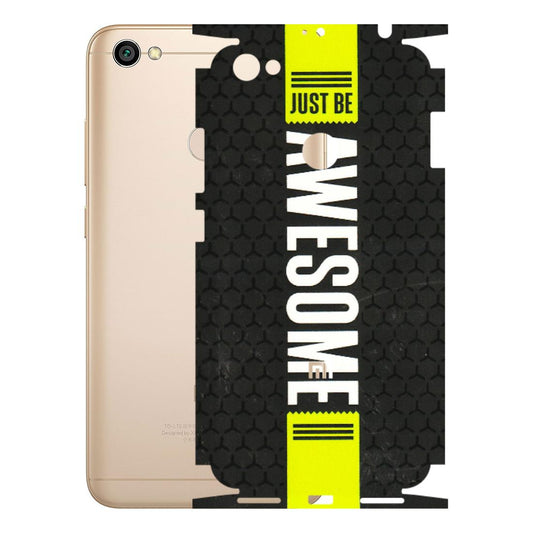Xiaomi Redmi Phone Skins (All Models) - Just Be Awesome - 3D Embossed Finish (L-101) Redmi Y1