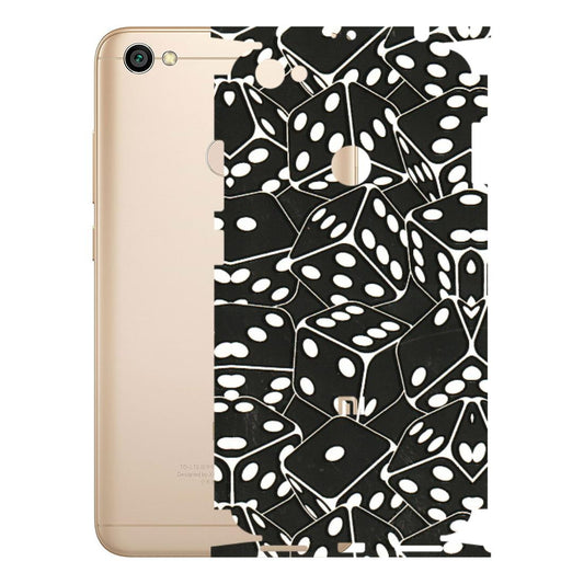 Xiaomi Redmi Phone Skins (All Models) - Big Black Dices - 3D Embossed Finish (L-106) Redmi Y1