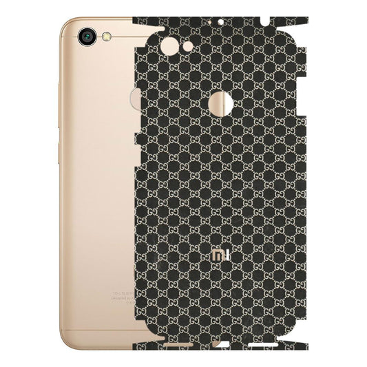 Xiaomi Redmi Phone Skins (All Models) - Black G Print - 3D Embossed Finish (L-109) Redmi Y1