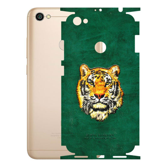 Xiaomi Redmi Phone Skins (All Models) - Leather Feel Tiger - 3D Embossed Finish (L-111) Redmi Y1
