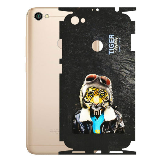 Xiaomi Redmi Phone Skins (All Models) - Rider Tiger - 3D Embossed Finish (L-113) Redmi Y1