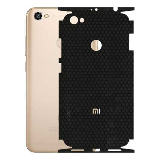 Xiaomi Redmi Phone Skins (All Models) - Black honeycomb - 3D Embossed Finish (L-114) Redmi Y1