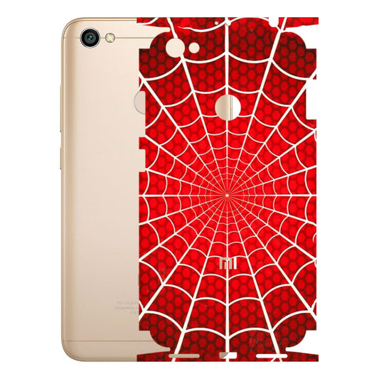 Xiaomi Redmi Phone Skins (All Models) - Classic Spidey Web - 3D Embossed Finish (L-115) Redmi Y1