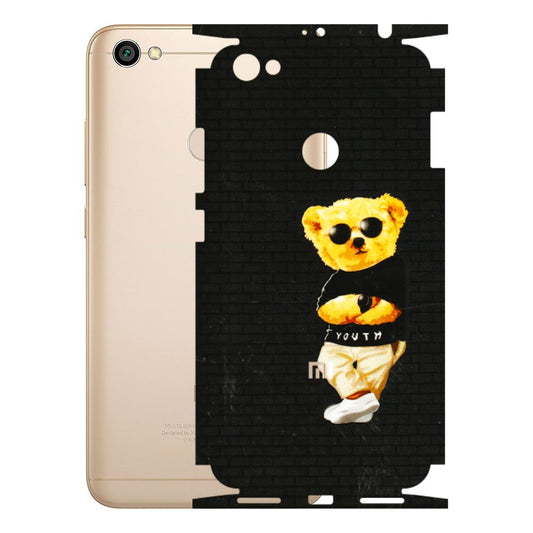 Xiaomi Redmi Phone Skins (All Models) - Classy Teddy Bear - 3D Embossed Finish (L-116) Redmi Y1