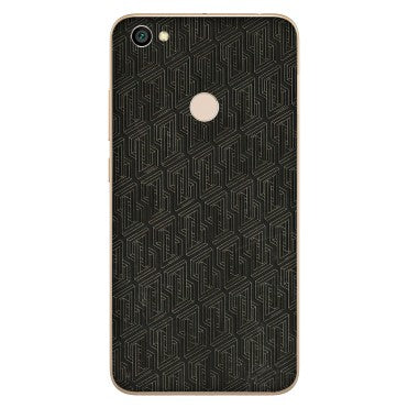 Xiaomi Redmi Phone Skins (All Models) - Black Abstract Pattern - 3D Embossed Finish (L-117) Redmi Y1