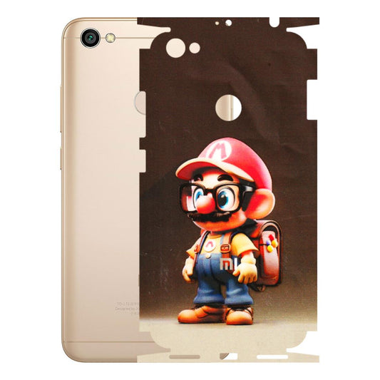 Xiaomi Redmi Phone Skins (All Models) - Little Mario - 3D Embossed Finish (L-119) Redmi Y1