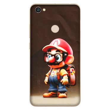 Xiaomi Redmi Phone Skins (All Models) - Little Mario - 3D Embossed Finish (L-119) Redmi Y1