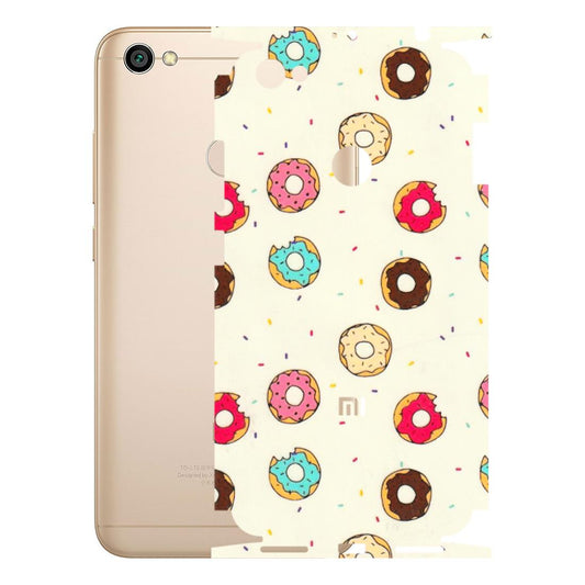 Xiaomi Redmi Phone Skins (All Models) - Mini Donuts Doodle Art - 3D Embossed Finish (L-122) Redmi Y1