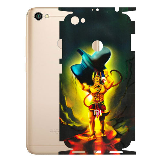 Xiaomi Redmi Phone Skins (All Models) - Hanuman Ji - 3D Embossed Finish (L-128) Redmi Y1