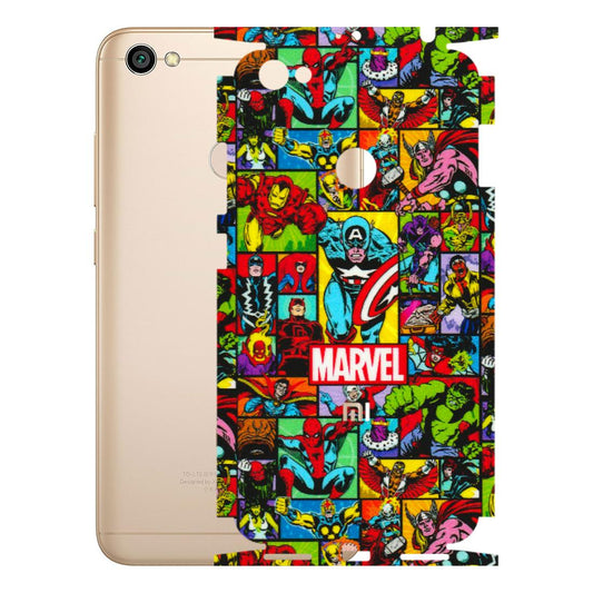 Xiaomi Redmi Phone Skins (All Models) - MARVELOUS Comic Characters - 3D Embossed Finish (L-129) Redmi Y1