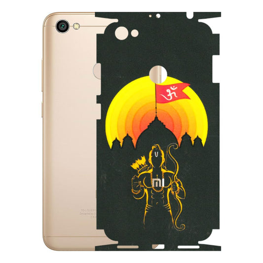 Xiaomi Redmi Phone Skins (All Models) - Lord Ram - 3D Embossed Finish (L-132) Redmi Y1