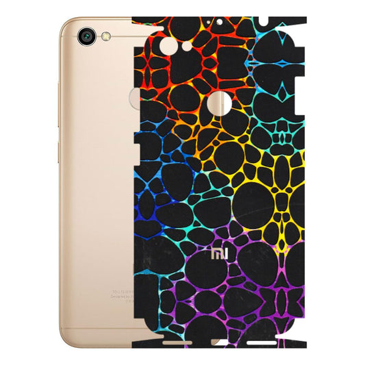 Xiaomi Redmi Phone Skins (All Models) - Abstract Art MultiColour - 3D Embossed Finish (L-133) Redmi Y1