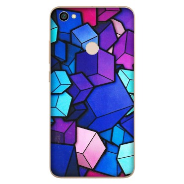 Xiaomi Redmi Phone Skins (All Models) - Cube Doodle - 3D Embossed Finish (L-141) Redmi Y1