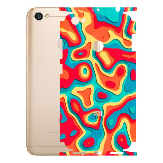 Xiaomi Redmi Phone Skins (All Models) - Abstract Swirl - 3D Embossed Finish (L-150) Redmi Y1