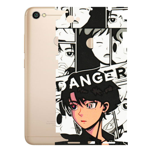 Xiaomi Redmi Phone Skins (All Models) - Danger Anime - 3D Embossed Finish (L-155) Redmi Y1