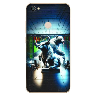 Xiaomi Redmi Phone Skins (All Models) - Stock Market Sensex Bear vs Bulls - 3D Embossed Finish (L-15) Redmi Y1