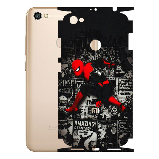 Xiaomi Redmi Phone Skins (All Models) - SpiderMan New - 3D Embossed Finish (L-162) Redmi Y1