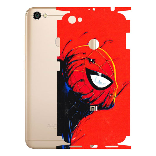 Xiaomi Redmi Phone Skins (All Models) - Spiderman Face Venom - 3D Embossed Finish (L-165) Redmi Y1