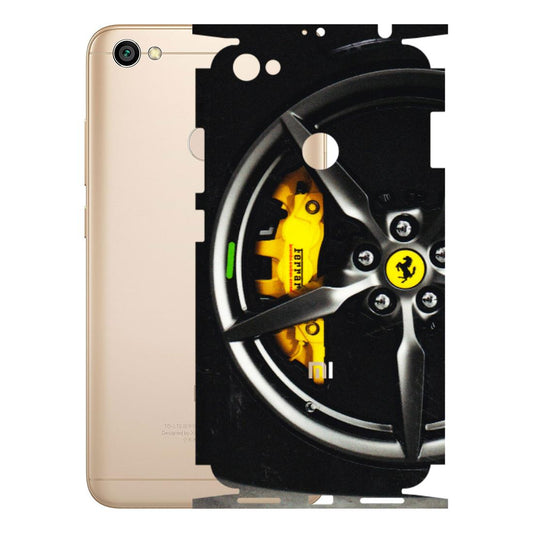 Xiaomi Redmi Phone Skins (All Models) - Ferrari Wheel Alloy - 3D Embossed Finish (L-173) Redmi Y1