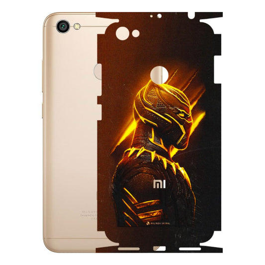 Xiaomi Redmi Phone Skins (All Models) - Gold Black Panther - 3D Embossed Finish (L-181) Redmi Y1