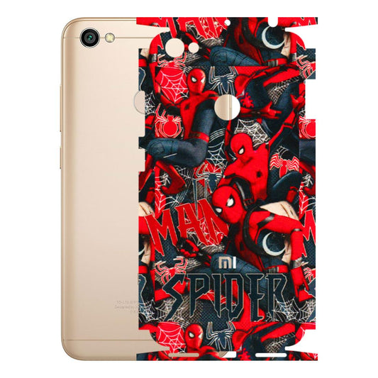 Xiaomi Redmi Phone Skins (All Models) - SpiderMan Cool - 3D Embossed Finish (L-188) Redmi Y1