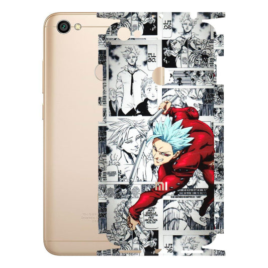 Xiaomi Redmi Phone Skins (All Models) - Anime Comic - 3D Embossed Finish (L-192) Redmi Y1