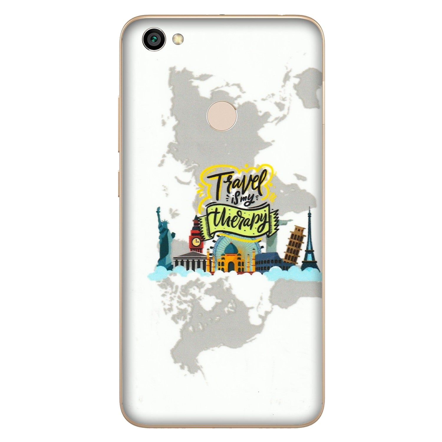 Xiaomi Redmi Phone Skins (All Models) - Travel Therapy - 3D Embossed Finish (L-199) Redmi Y1