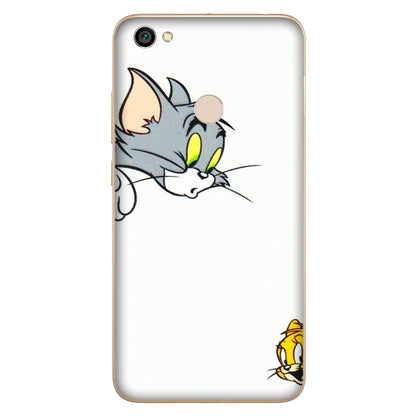 Xiaomi Redmi Phone Skins (All Models) - Cute Tom And Jerry - 3D Embossed Finish (L-220) Redmi Y1